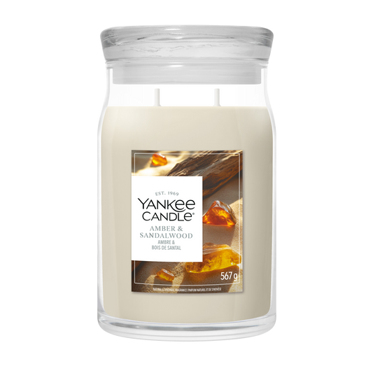Yankee Candle Amber & Sandalwood Large Jar