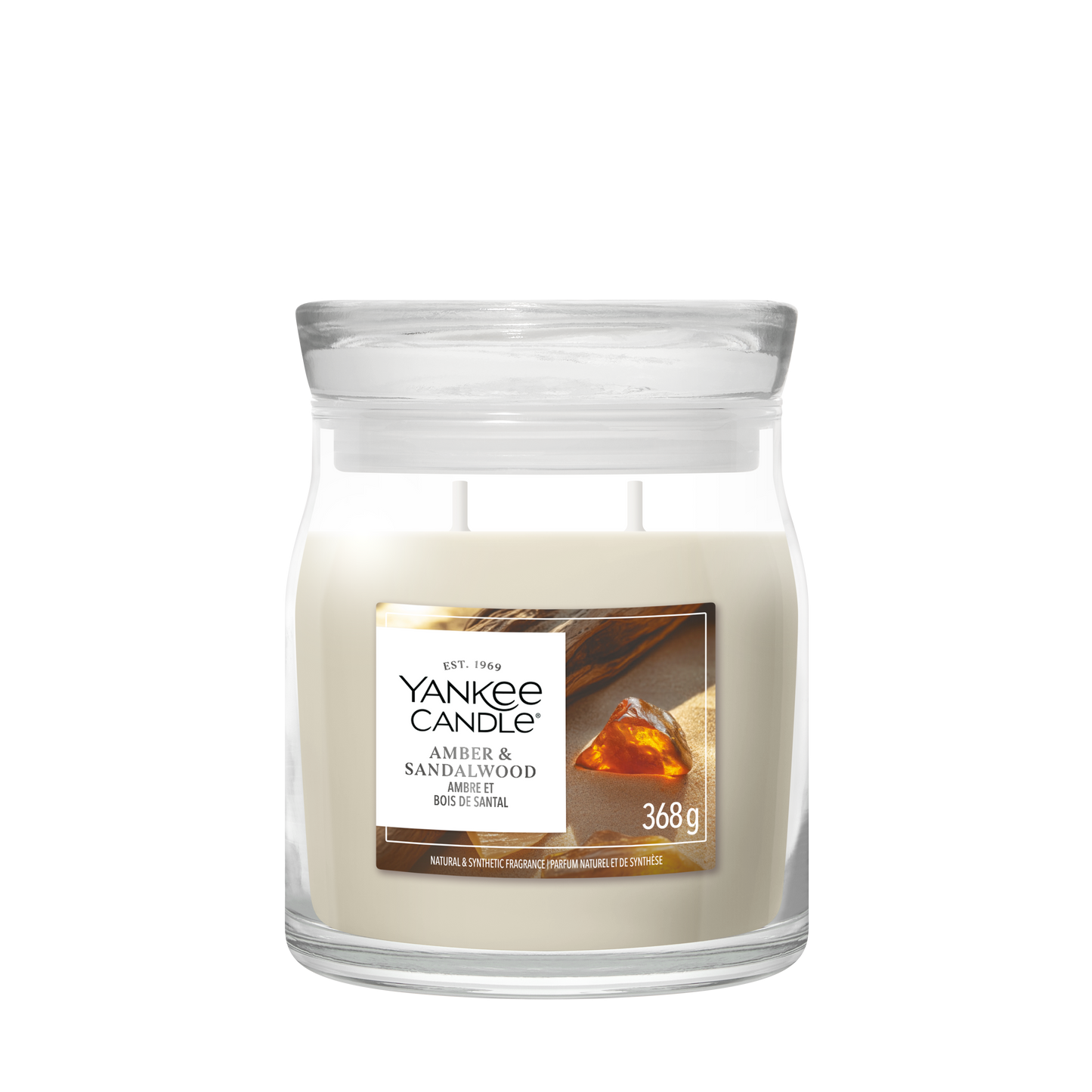 Yankee Candle Amber & Sandalwood Medium Jar online bestellen