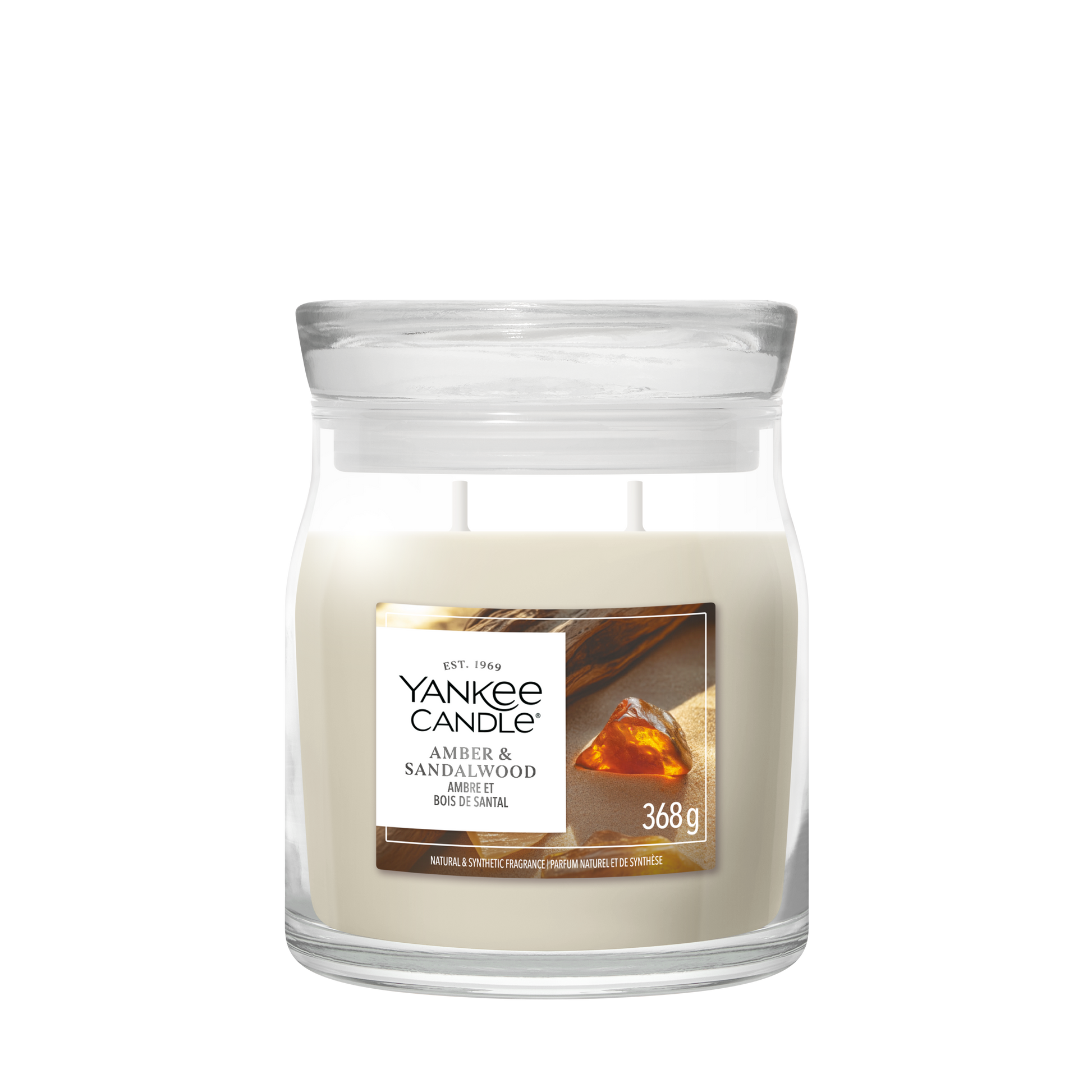 Yankee Candle Amber & Sandalwood Medium Jar online bestellen