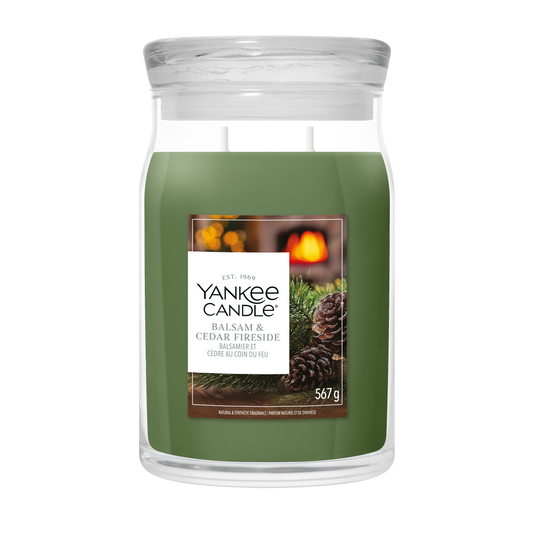 Yankee Candle Balsam & Cedar Fireside Large Jar