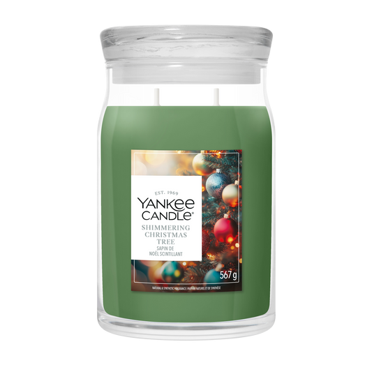 Yankee Candle Shimmering Christmas Tree Large Jar