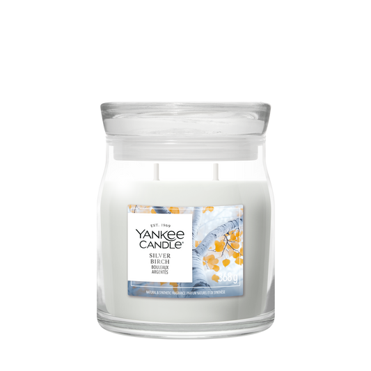 Yankee Candle Silver Birch Medium Jar