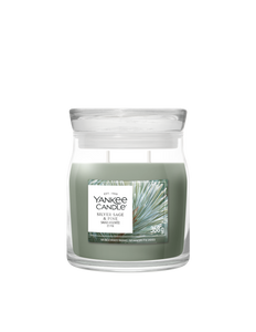 Yankee Candle Silver Sage & Pine Medium Jar