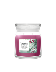 Yankee Candle Sparkling Winterberry Medium Jar