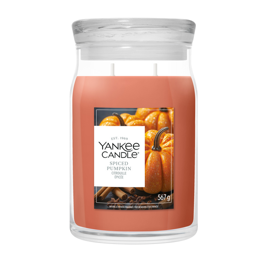 Yankee Candle Spiced Pumpkin Large Jar