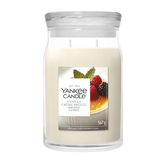 Yankee Candle Vanilla Crème Brûlée Large Jar