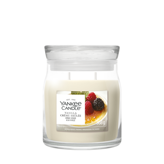 Yankee Candle Vanilla Crème Brûlée Medium Jar