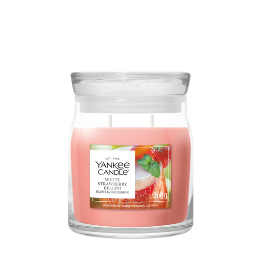Yankee Candle White Strawberry Bellini Medium Jar online bestellen