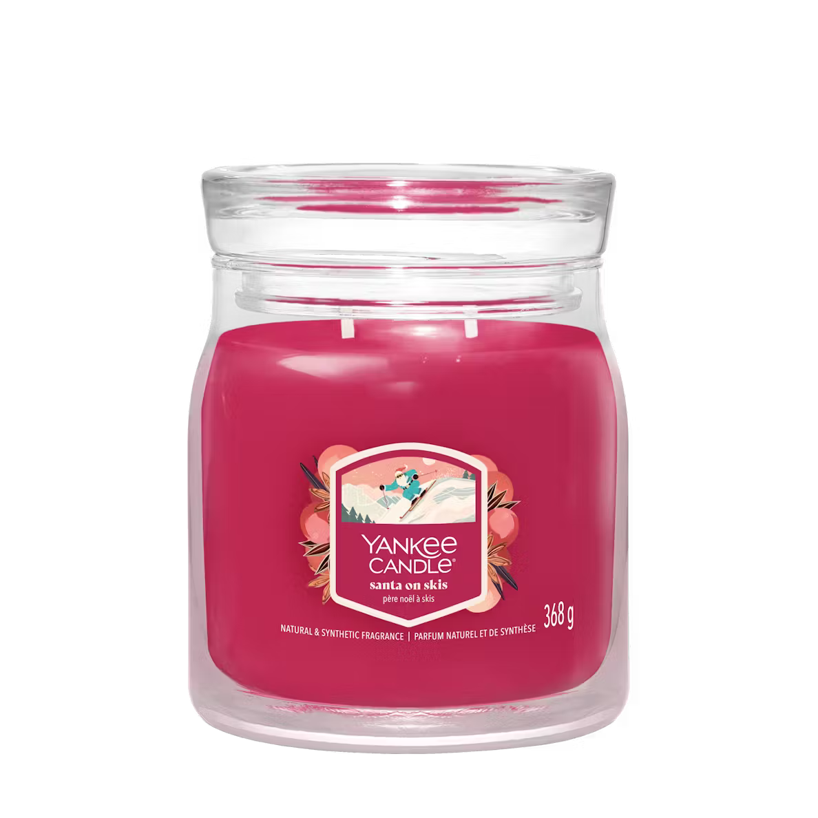 Yankee Candle Santa On Skis Medium Jar