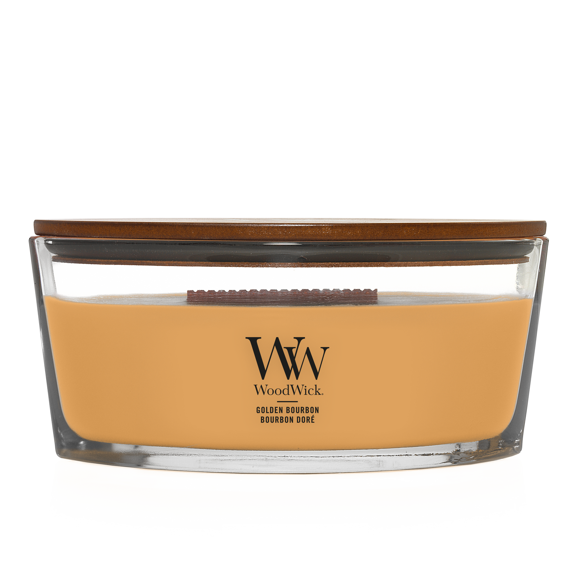WoodWick Golden Bourbon Ellipse Candle - Yankee Candle & WoodWick