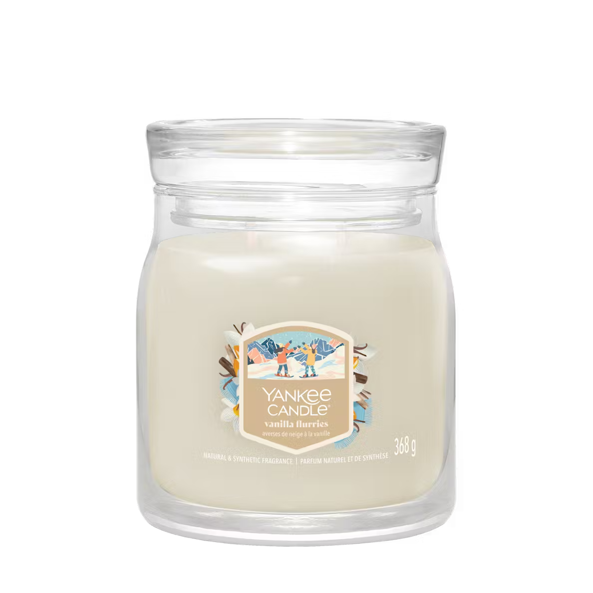Yankee Candle Vanilla Flurries Medium Jar