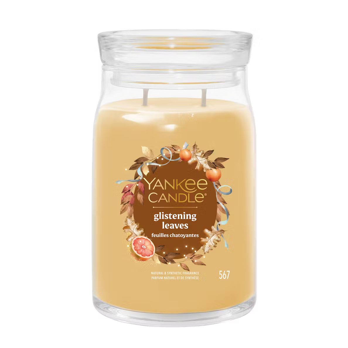 Yankee Candle Glistening Leaves Large Jar - Yankee Candle & WoodWick