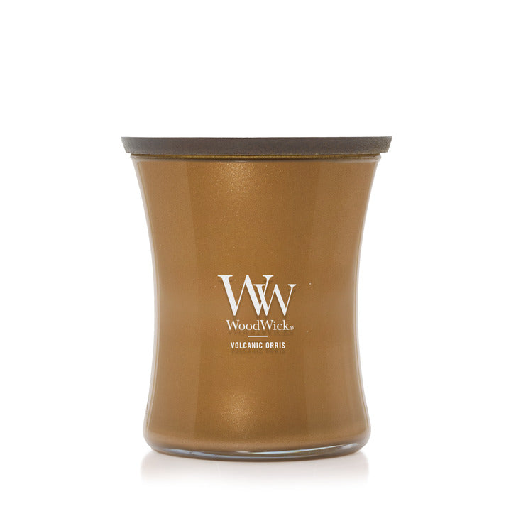 WoodWick Precious Metals Volcanic Orris Medium Candle - Yankee Candle & WoodWick