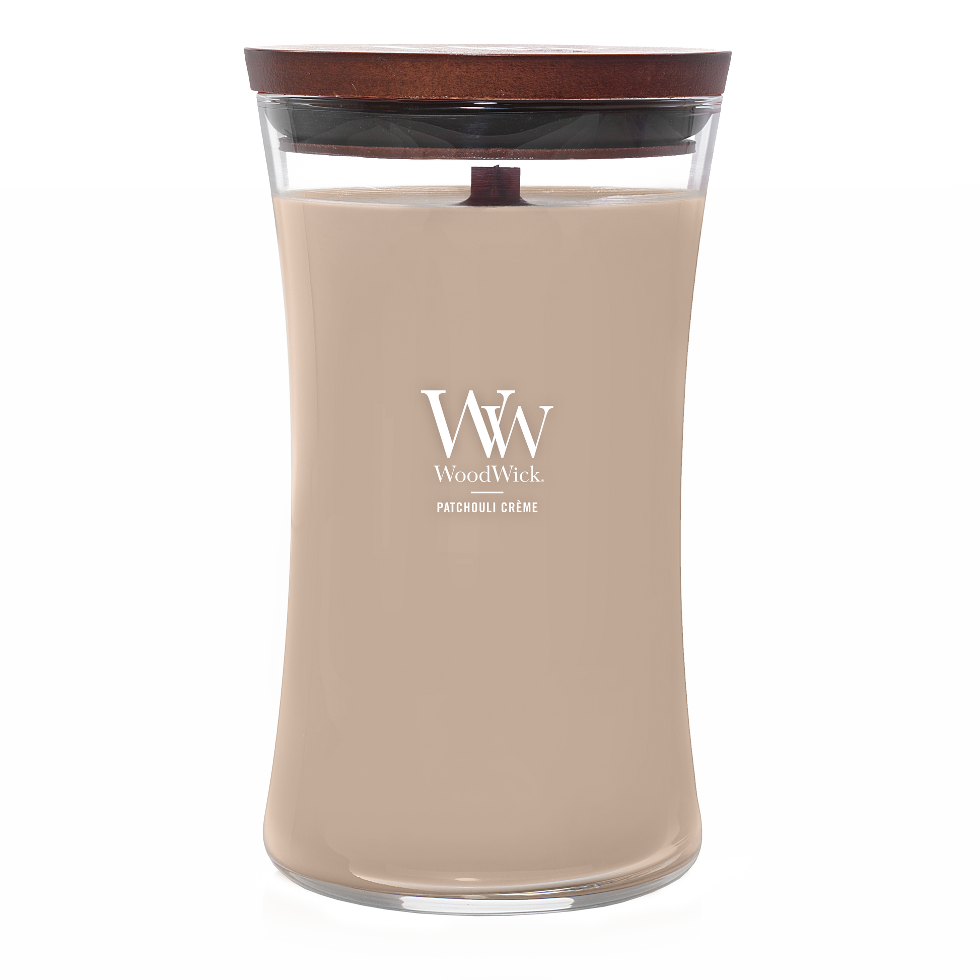 WoodWick Patchouli Crème Large Candle - Yankee Candle & WoodWick
