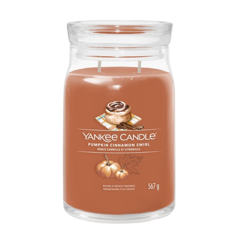 Yankee Candle Pumpkin Cinnamon Swirl Large Jar