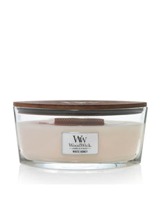 WoodWick White Honey Ellipse Candle