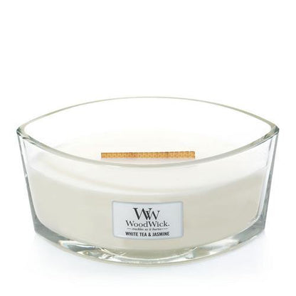 WoodWick White Tea & Jasmine Ellipse Candle