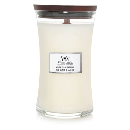 WoodWick White Tea & Jasmine Large Candle