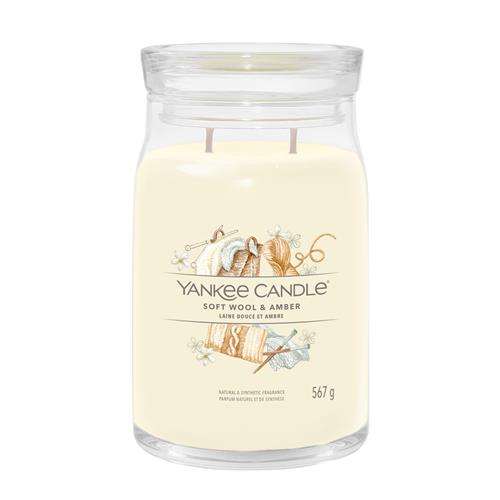 Yankee Candle Soft Wool & Amber Large Jar
